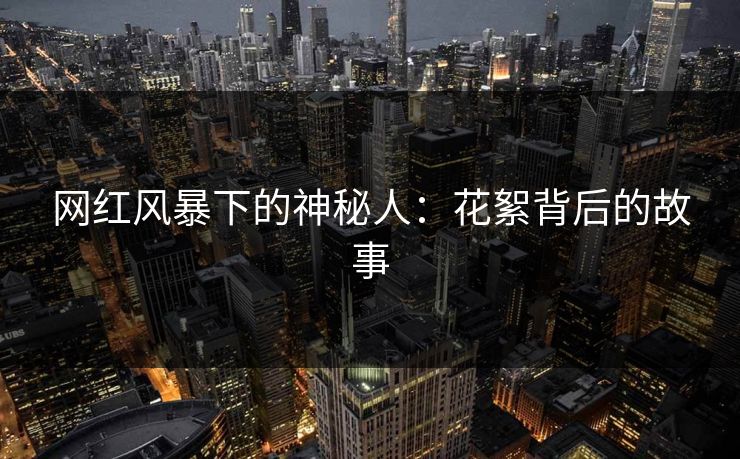网红风暴下的神秘人：花絮背后的故事  第1张